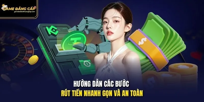 Hướng dẫn các bước rút tiền nhanh gọn và an toàn.