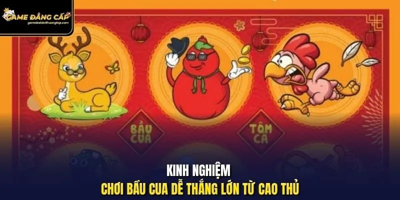 Kinh nghiệm chơi bầu cua dễ thắng lớn từ cao thủ
