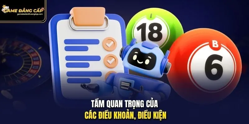 Tầm quan trọng của các điều khoản, điều kiện.